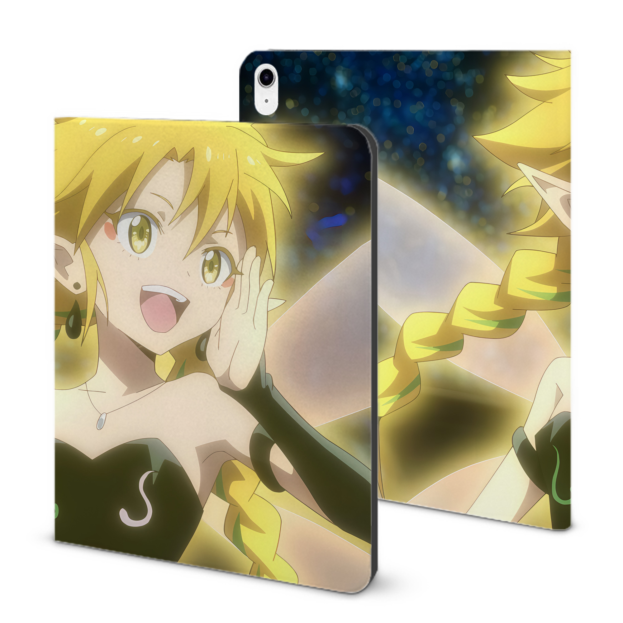 （画像用） 転スラ Regarding Reincarnated to Slime IPad ケース ブック型 PUレザー TPU 耐衝撃 軽量 薄型 ペン収納なし 全面保護 IPad 各モデル対応
